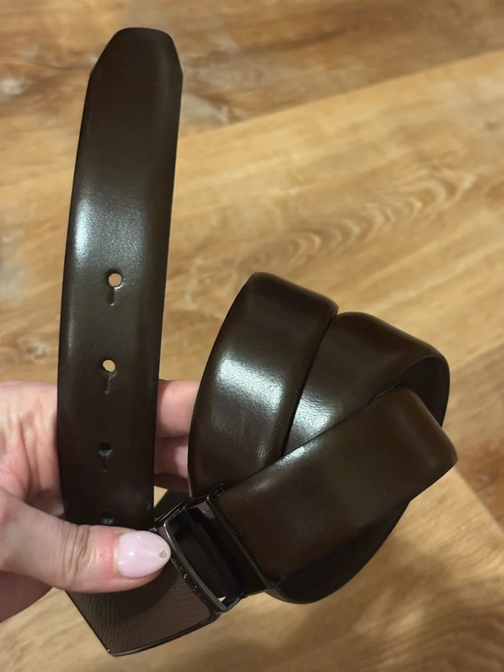 Old money classic Men's Ted Baker Brown Leather Belt 34